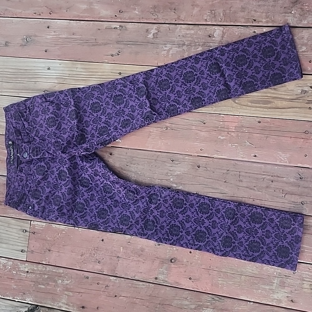 Liverpool Jeans Company Purple Skinny Denim Pants